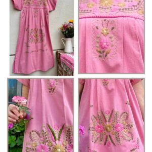 Elegant women embroidered dress